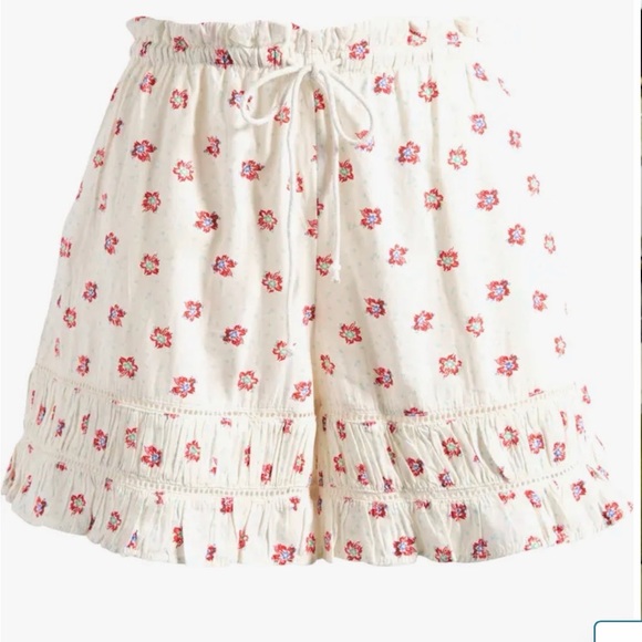 Free People Pants - Free People NWT Cambridge Short in Ivory Combo